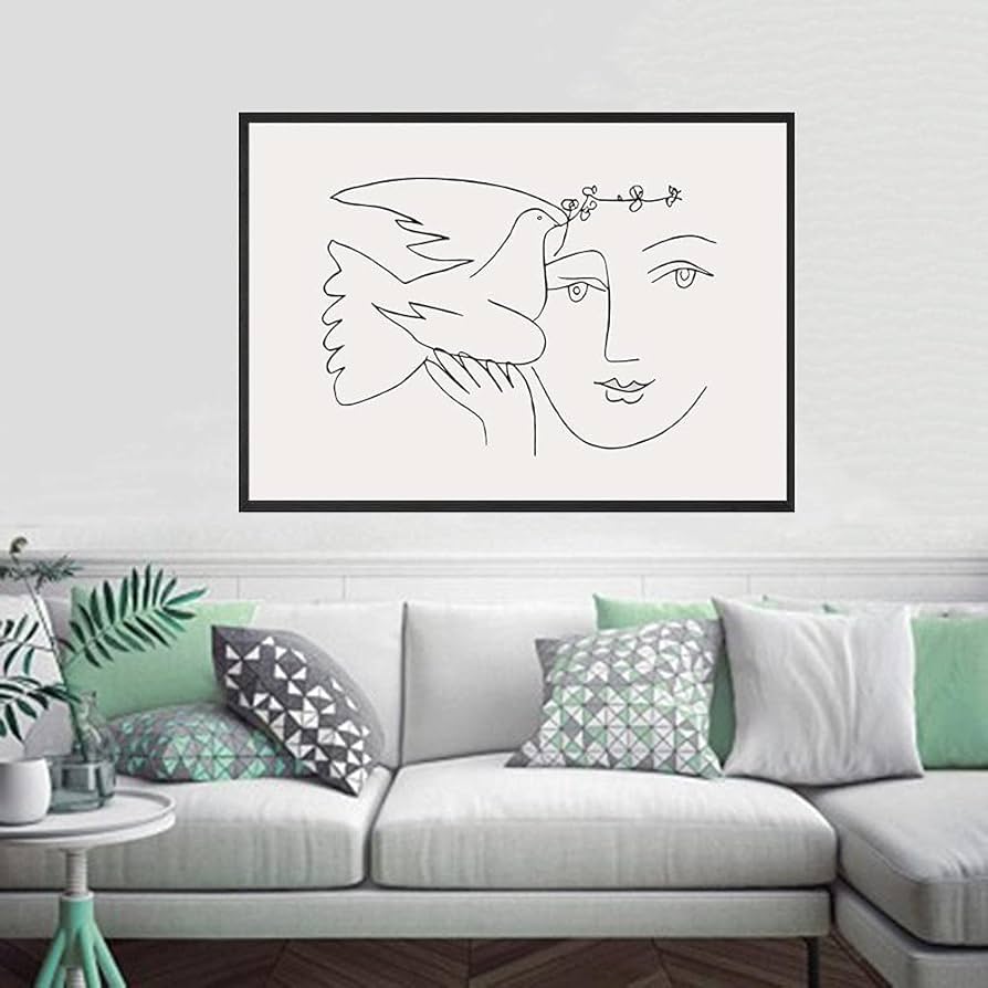 IKEA ピカソ レプリカ 装飾 画廊 壁 インテリア 廃盤品・希少 IKEA OLUNDA ピカソ レプリカ アート フレーム